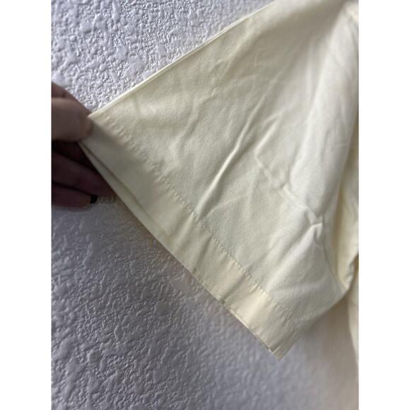 Rugged Earth Men Sz L Yellow Button Down Vented Fishing Shirt Caped Lightweight - Picture 2 of 13